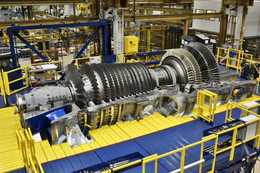 Industrial gas turbine for power generation. 
